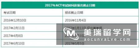 好留学网：2017出国留学考试大时间表新鲜出炉，赶紧收藏！