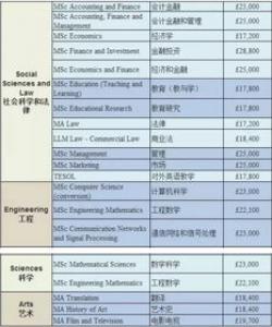 英国mis专业留学学费大概多少？