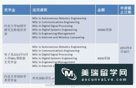 英国约克大学申请条件有哪些呢?