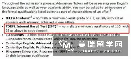 雅思成绩分数对应能上什么英国大学?  　　